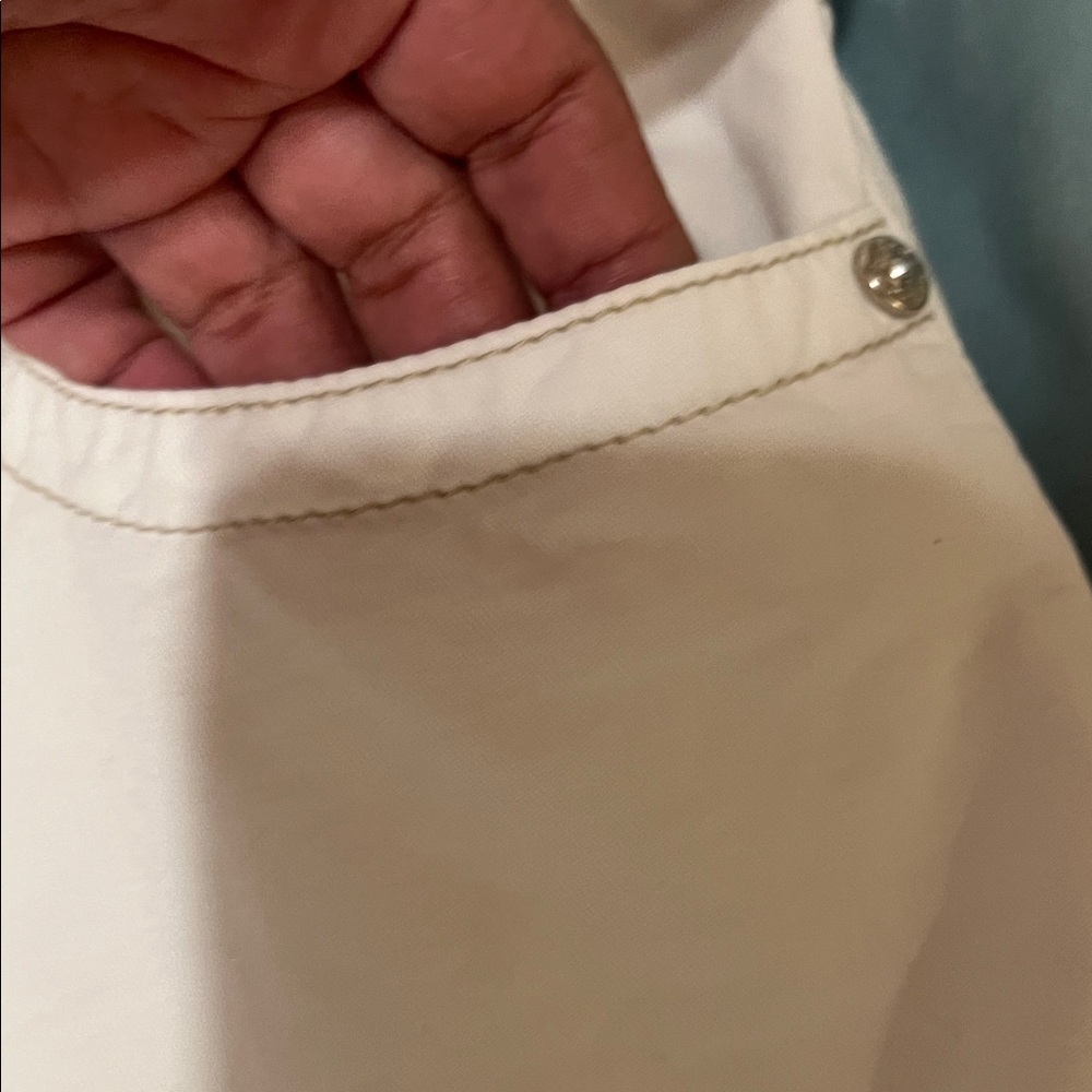 Bebe white Denim Skirt - Picture 6 of 11